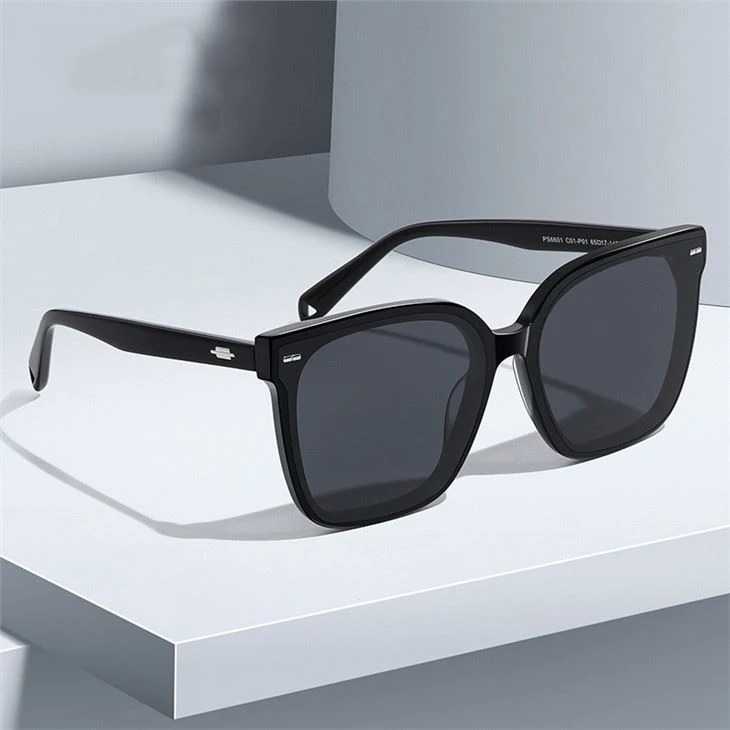 Oversized Polarized Acetate Sunglasses